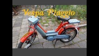 Piaggio bravo by Vespa / classic moped / oldtimer brommer / test ride