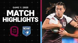 2025 Women's U19s State of Origin | Match Highlights | Maroons v Blues
