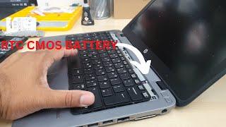 HP EliteBook 820 G2 How To Replace RTC CMOS Battery with different Model 3V