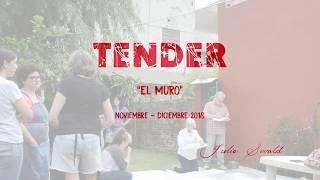 TENDER Colectivo de artistas. Obra "El Muro" para exponer en RAF Rojo al Frente