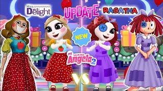 My Talking Angela 2  // Miss Delight vS Ragatha// New Update // Cosplay