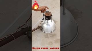 Solar panel cleaning process #solar panel washer #solartechnology #howtomakeit #science #shortsfeed