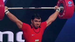 Akbar Djuraev (109 kg) Snatch 195 kg - 2021 World Weightlifting Championships