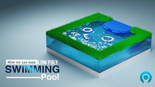 How to Make Low Poly Swimming Pool in Blender | Techprimz