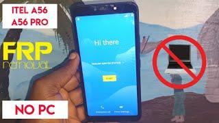 Itel A56 Pro (W6004p) Frp Bypass / Bypass Google Account On ITEL (w6004) A56 || No Pc | New method