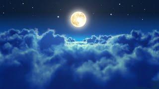 Relax Clip#23. A Full Moon Above The Clouds. Soothing Music For Relaxation, Meditation and Sleep