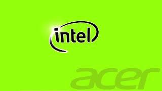 Intel Logo History in AcerChorded