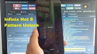 Infinix Hot 8 Pattern Lock Remove By Unlock Tool 100% Done.