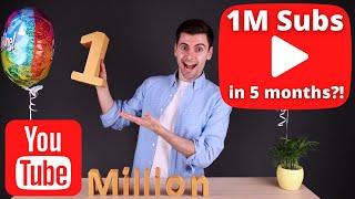 Grow on Youtube to 1Million Subscribers in only 5 Months?!! Record?