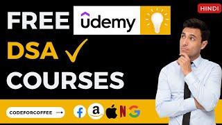 [Hindi] • Free Udemy courses for Data Structure and algorithms • #dsa #faang #AnkitOjhaCoding