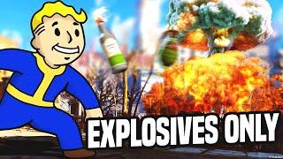 Fallout 4 But I Can Only Use Explosive Weapons...