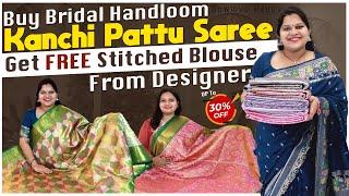 Discover the MOST STUNNING Handpicked Bridal Kanchi Pattu Sarees in 2024