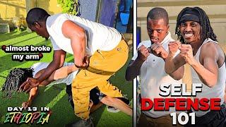 I Took a Self Defense Class with the Strongest Man in Ethiopia… Day 13 in Ethiopia