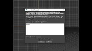How To Correct Proxy Objects warning in 3D'S Max