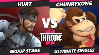 The Throne 2 - Hurt (Snake) Vs. ChunkyKong (Donkey Kong) Smash Ultimate - SSBU