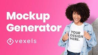 How To Create Product Mockups Without Photoshop | Vexels Mockup Generator (Merch and Design)