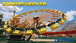 Scream Weaver Thrill Ride at Carowinds (POV)