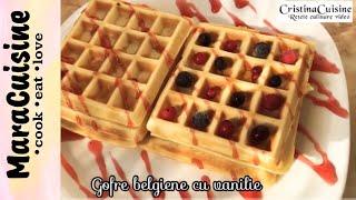  Mic dejun rapid și bun! GOFRE BELGIENE CU VANILIE! (101) | @MaraCuisine