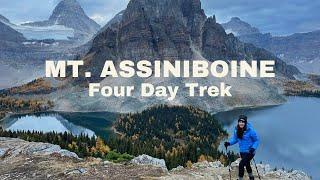 4 Days Backcountry Camping | Mt Assiniboine via Mt. Shark Trailhead in the Fall