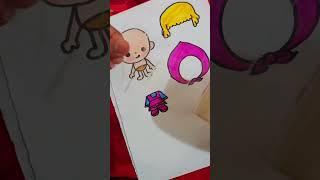 Masha from Masha and the Bear DIY paper crafts #shorts #DIY #craft #wow #easy #viral #tiktok