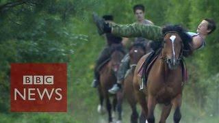 Cossacks riding Russia's patriotic wave - BBC News