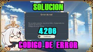 SOLUCION Codigo de Error 4206  Genshin Impact Latino