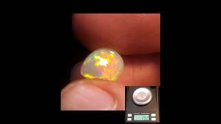 This 1.92ct double sided opal tear drop has insane saturation! Available on ebay #gemstone #opal