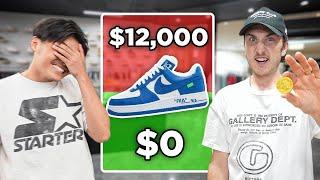 BUYING EXPENSIVE SNEAKERS ONLY WITH COINFLIPS!