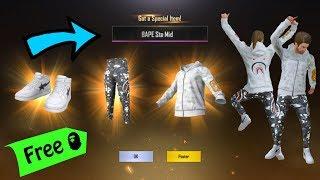 GET “BAPE SUIT” FOR FREE IN PUBG MOBLIE! | Exclusive Bape Outfit