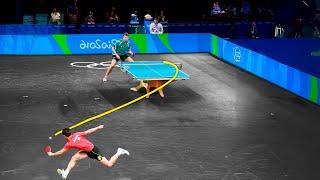 Most IMPOSSIBLE Shots In Table Tennis!