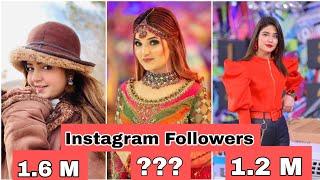 Rabeeca vs Hafsa vs Shahtaj | Most Followers On Instagram | Who Is Best | Urdu Facts Channel