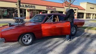 Wolfpack Rides and Friends leaving Hershey Car Meetup