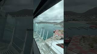 Good Morning from a cloudy St Maarten. From the #carnivalcelebration navigational bridge. #cruise