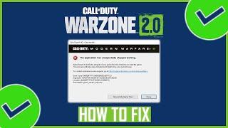 Fix: Call of Duty Warzone 2.0 Error Code 0x8000FFFF/0x00000000