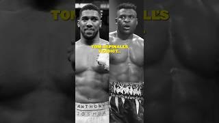 My Prediction  Anthony Joshua vs Francis Ngannou #shorts #boxing #trending