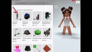 City Life Woman Head TUTORIAL! #shorts #roblox