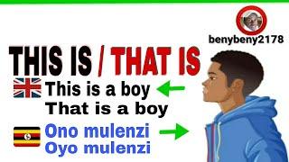 learn using.This. That .:#english #luganda #america