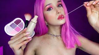 ASMR MakeupГРУБАЯ ТОКСИК Одноклассница делает МАКИЯЖ тебе Ролевая Игра. Fast & Agressive. Gum