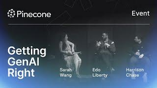 Getting GenAI Right – A live panel discussion with Sarah Wang, Edo Liberty, and Harrison Chase