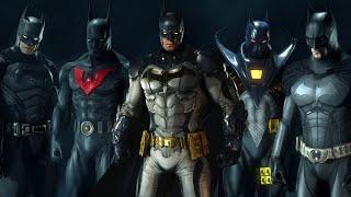 Batman Arkham Knight: Suit Ups Part 1 with DLC & Mod Skins