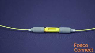 How to use a mechanical optical fiber splice for single mode and multimode fibers?