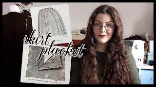 How to Make a Skirt Placket | Victorian Sewing
