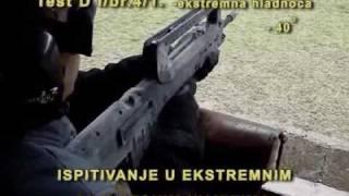 HS produkt-Croatian assault  rifles VHS-K and VHS-D- Testing (English subs)