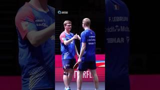 How can you not love the Lebruns?  #ITTFWorlds2025 #TableTennis