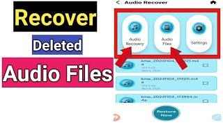 How To Recover Deleted Audio Files From Android