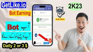 How to use task bot in getlike | Getlike auto earning 2023 | getlike.io auto clicker | TechMaster340