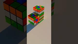 Creating the Indian Flag with Rubik's Cubes