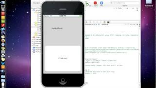 1.1 Hello World UIButton clicked change UILabel - iPhone SDK Tutorial xcode