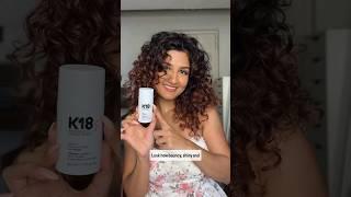 How to use K18 Mask on Curly Hair! @madhushreee #shorts