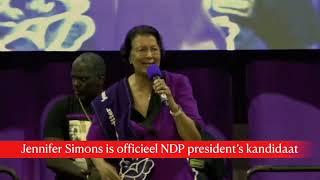 NDP schuift Jennifer Simons naar voren als president!